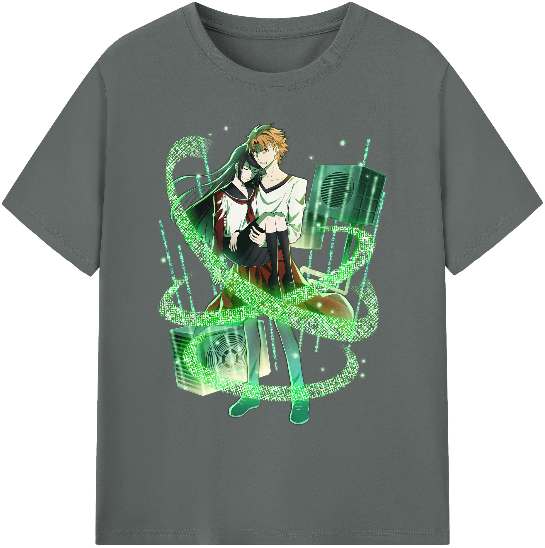 （画像用） 文豪ストレイドッグス Bungo Stray Dogs 綿100％ メンズ半袖Tシャツ｜肌触りやわらか＆通気性